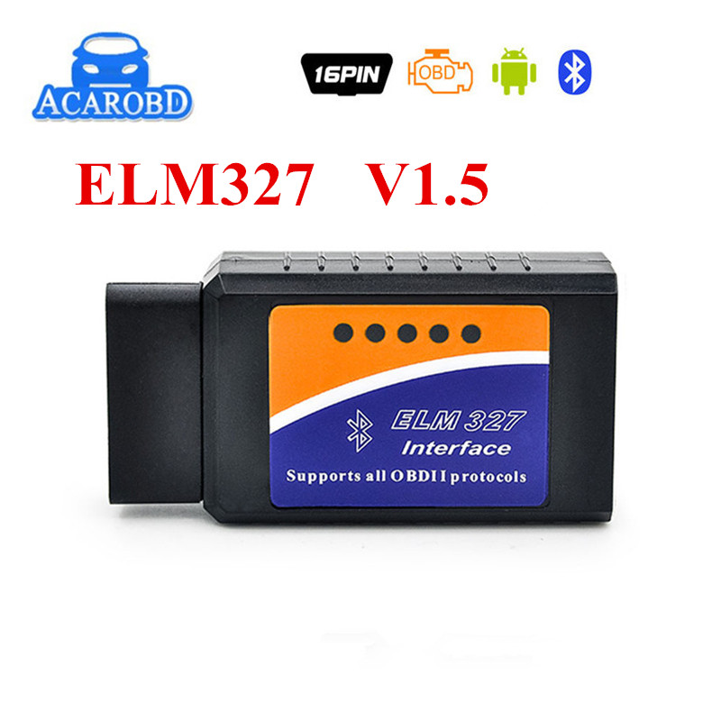 OBD2 OBDII ELM327 V1.5   ڵ ڵ  ̽    327 / ELM327  V1.5/OBD2 OBDII ELM327 V1.5 Bluetooth Professional Car Auto Diagnostic